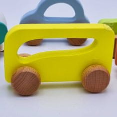 Tooky Toy Drevený autobus pre deti