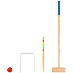 Tooky Toy Drevený kriket Záhradná športová hra pre 4 osoby