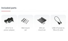 Mikrotik KNOT IoT Gateway CAT-M/NB, Bluetooth, 2x LAN, 1x SIM, microUSB, 2.4 GHz b/g/n, L4