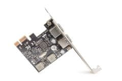 Digitus USB 3.0, 2portová, prídavná karta PCI Express