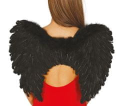 Guirca Anjelské krídla čierne 50x40cm