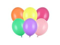 PartyDeco Balóny farebný mix 12cm 100ks