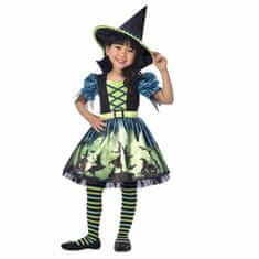 Amscan Kostým Čarodejnica zeleno-modrý 6-8 rokov