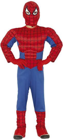 Guirca Kostým Spiderman svalnatý 7-9 rokov