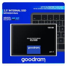 GoodRam SSD 120GB CL100 gen.3 SATA III interný disk 2.5", Solid State Drive