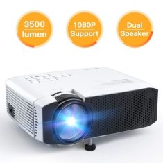 Apeman Projektor LC350, 1080P full HD, 80 ANSI/3500 LED lúmenov, repro