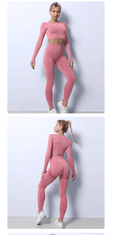 CoZy Dámske bezšvové push-up legíny Diore - ružové, XL