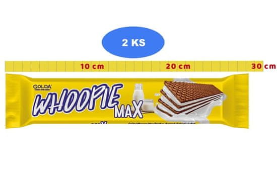 Golda Whoopiemax kakaové oplátky s vanilkovým krémom 50g (2 ks)