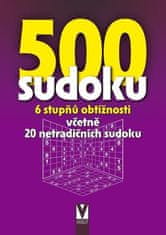 500 sudoku - 6 stupňov obtiažností (fialová)