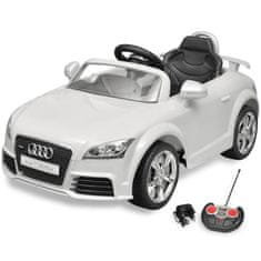 Petromila vidaXL Auto pre deti Audi TT RS s diaľkovým ovládaním biele