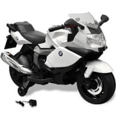 Petromila vidaXL Elektrická motorka pre deti, biela BMW 283 6 V