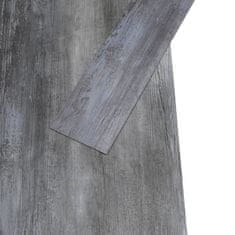 Vidaxl Podlahové dosky z PVC 5,02 m2 2 mm, samolepiace, lesklé sivé