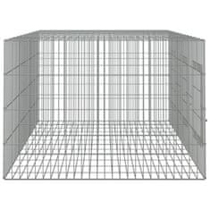 Petromila vidaXL 3-panelová klietka pre králiky 163x79x54 cm pozinkované železo