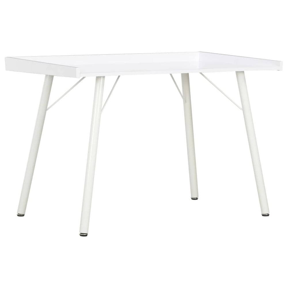 Petromila vidaXL Stôl biely 90x50x79 cm