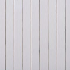 Vidaxl Paraván z bambusu, biely 250x165 cm