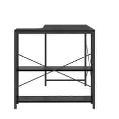 Petromila vidaXL Počítačový stôl čierny 110x72x70 cm drevotrieska