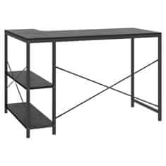 Petromila vidaXL Počítačový stôl čierny 110x72x70 cm drevotrieska