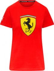 Ferrari tričko SF CLASSIC Big Shield 23 dámske černo-žlto-bielo-červené XL