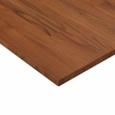 Vidaxl Štvorcová stolová doska tmavohnedá 70x70x1,5 cm lakovaný dub