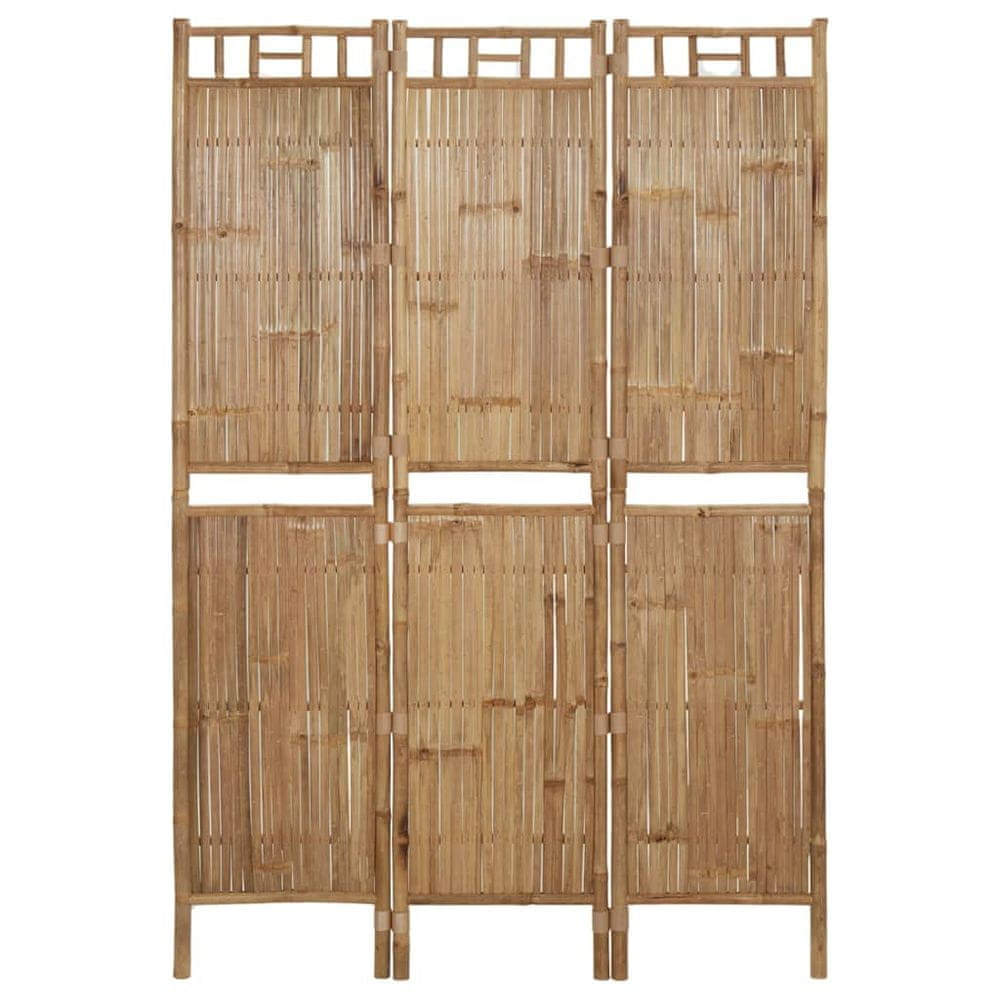 Petromila vidaXL Paraván s 3 panelmi bambusový 120x180 cm