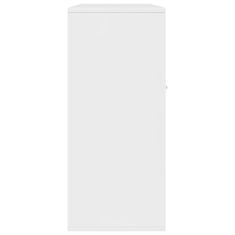 Vidaxl Komoda, biela 88x30x70 cm, drevotrieska
