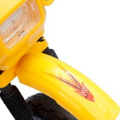 Vidaxl Elektrická motorka pre deti žltá