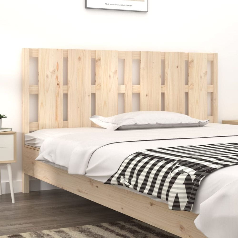 Vidaxl Čelo postele, 185,5x4x100 cm, masívne borovicové drevo