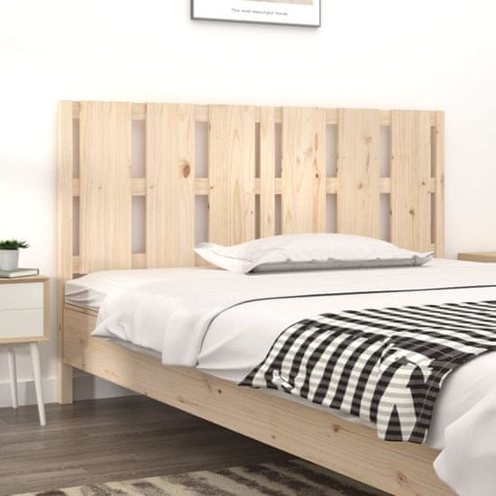 Vidaxl Čelo postele, 155,5x4x100 cm, masívne borovicové drevo