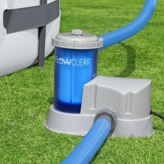 Vidaxl Priehľadné filtračné čerpadlo Bestway s priehľadnou kazetou Flowclear