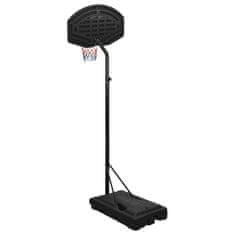 Vidaxl Basketbalový stojan čierny 237-307 cm polyetén