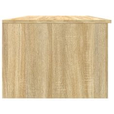 Vidaxl Konferenčný stolík dub sonoma 102x50x36 cm kompozitné drevo