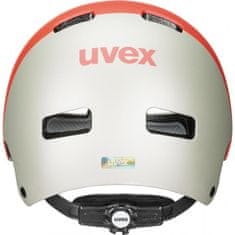 Uvex Prilba Kid 3 CC - detská, grapefruitovo-piesková matná - veľkosť 55-58 cm