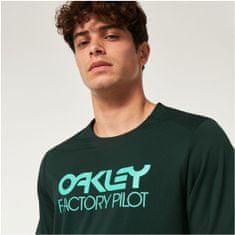 Oakley cyklo dres FACTORY PILOT MTB II Ss hunter zeleno-tyrkysový S