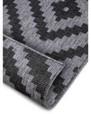 NORTHRUGS Kusový koberec Twin-Wendeteppiche 105461 Night Silver – na von aj na doma 160x230