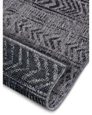 NORTHRUGS Kusový koberec Twin Supreme 105417 Biri Night Silver – na von aj na doma 80x250