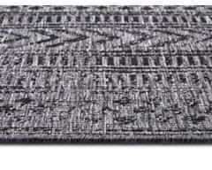 NORTHRUGS Kusový koberec Twin Supreme 105417 Biri Night Silver – na von aj na doma 80x150