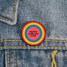 Northix Pride Pin - The first pride was a riot 
