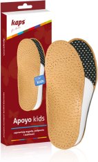 Kaps Apoyo Kids kožené detské ortopedické pohodlné vložky do topánok veľkosť 21/22