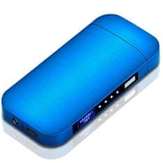 Oem Elektrický zapaľovač s USB nabíjaním Top-Modrá KP25706