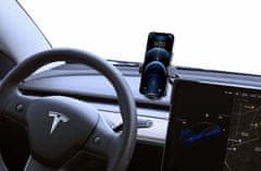 CellularLine Univerzálny držiak mobilného telefónu Hug Screen pre elektromobil Tesla, čierny, TESLAHOLDERK
