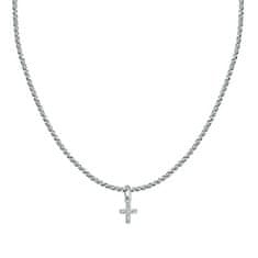 Morellato Nadčasový oceľový náhrdelník s krížikom SCZ1288