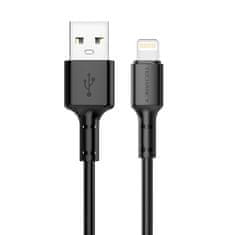 Northix USB na Lightning, 2,4A – 1,5 m – čierna 