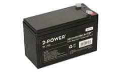 2-Power 2P9-12 12V 9Ah VRLA Batéria F2 ( FASTON 250 )