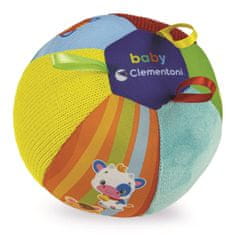 Clementoni BABY Mäkká hudobná lopta so zvieracími kamarátmi