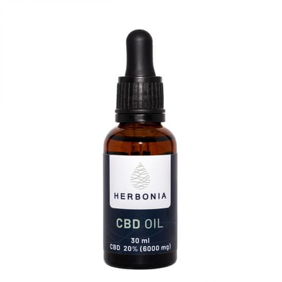 Herbonia CBD Konopný olej, 30 ml, Koncentrace: 20%