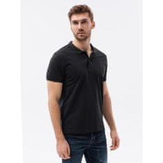 OMBRE Pánske tričko polo HUEY čierne 3-pack MDN24822 M