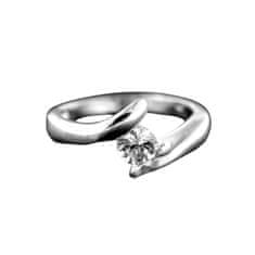 Amiatex Strieborný prsteň 15432, 56