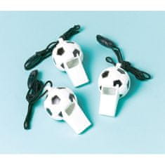 Amscan Futbalové píšťalky plastové 12ks