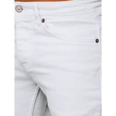Dstreet Pánske džínsové nohavice IMOS biele ux3922 s38