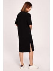 BeWear Dámske mikinové šaty Gyon B197 čierna XL